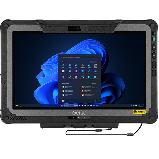 Getac F110-Ex โ Zone 2 ATEX Windows tablet, 11.6 inch, rugged